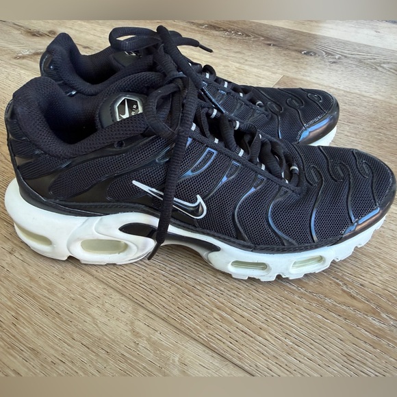 Nike Shoes - Nike Air Max Plus TN Black and White Sneakers